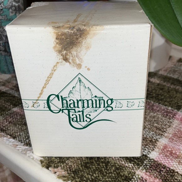 Fitz & Floyd Charming Tails “Peek A Boo In The Posies” Special Edition - 1998 - Picture 11 of 11